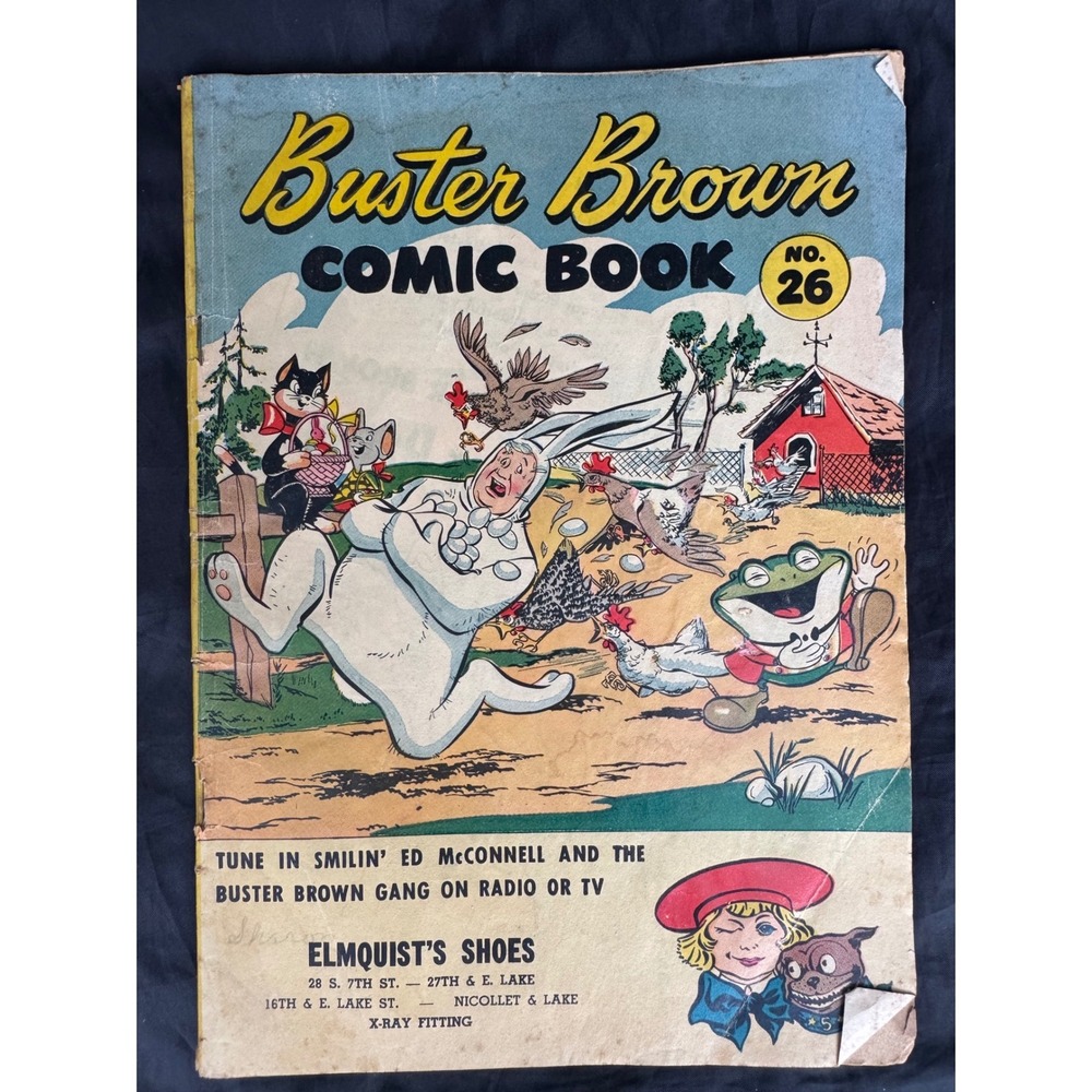 Buster Brown Comic Book #26 1953 Golden Age Froggy Gremlin Elmquist Shoes